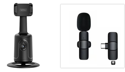 Wireless Lavalier Microphone for Live Broadcast & Short Video