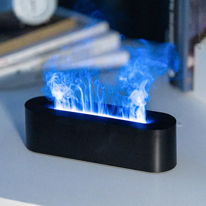 New Colorful Flame Aromatherapy Humidifier for Home