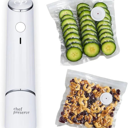 Vacuum Food Storage Bag Set with Electric Pump